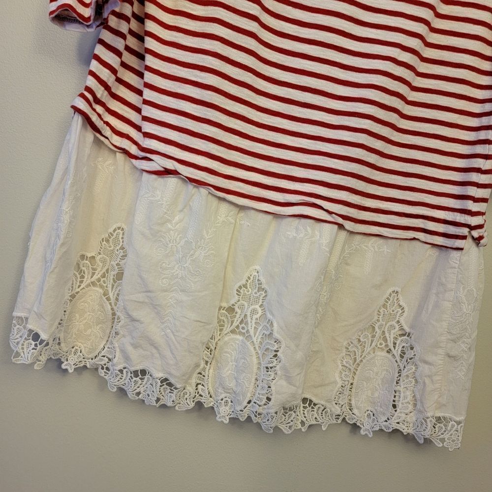 Hannah Ruffled Lace Top - Picture 3 of 6